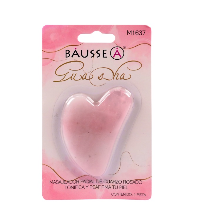 GUASHA MASAJEADOR FACIAL CUARZO ROSA BAUSSE
